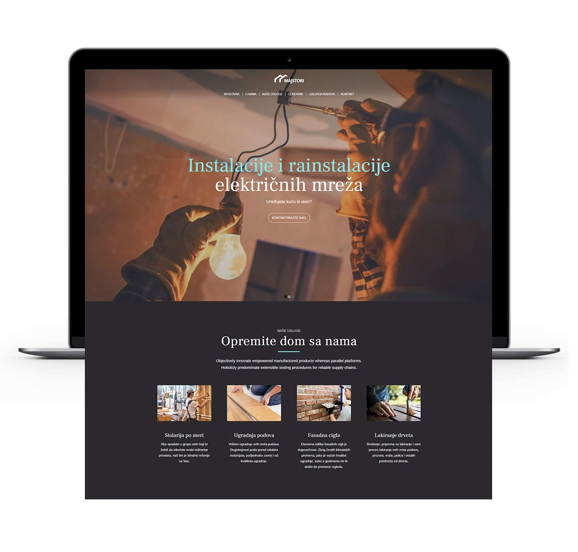 Web Concept: Web sajt za samo 3 dana | Samo 12,5 € mesečno